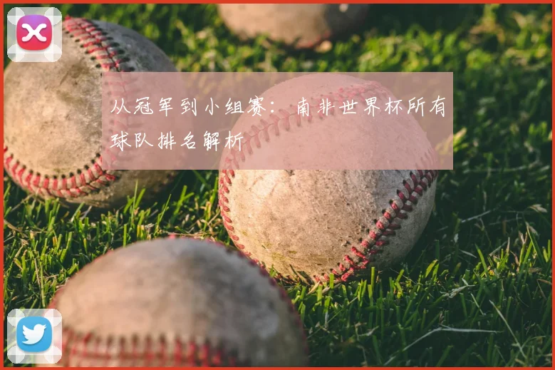 从冠军到小组赛：南非世界杯所有球队排名解析
